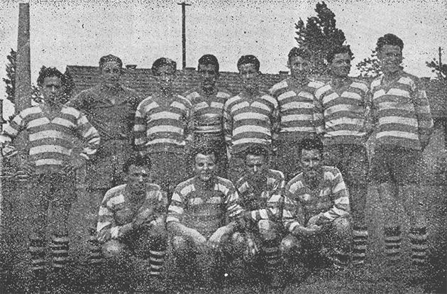 Moštvo Železničarja v sezoni 1952/53
