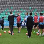 FOTO: Reprezentanca preizkusila zelenico v Stožicah