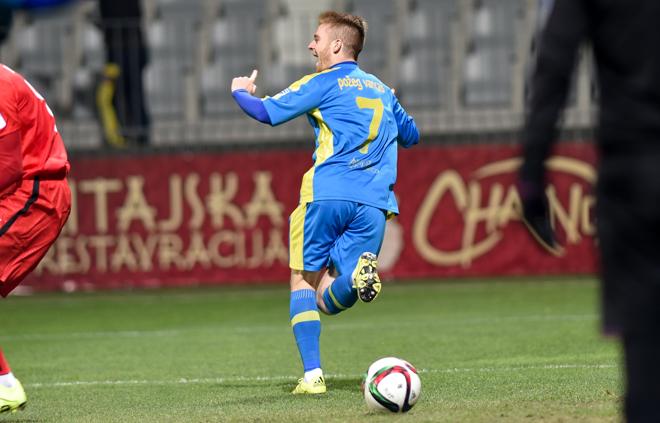 Požeg Vancaš se je veselil prvega zadetka v letošnji sezoni. (Foto: Lado Vavpetič)