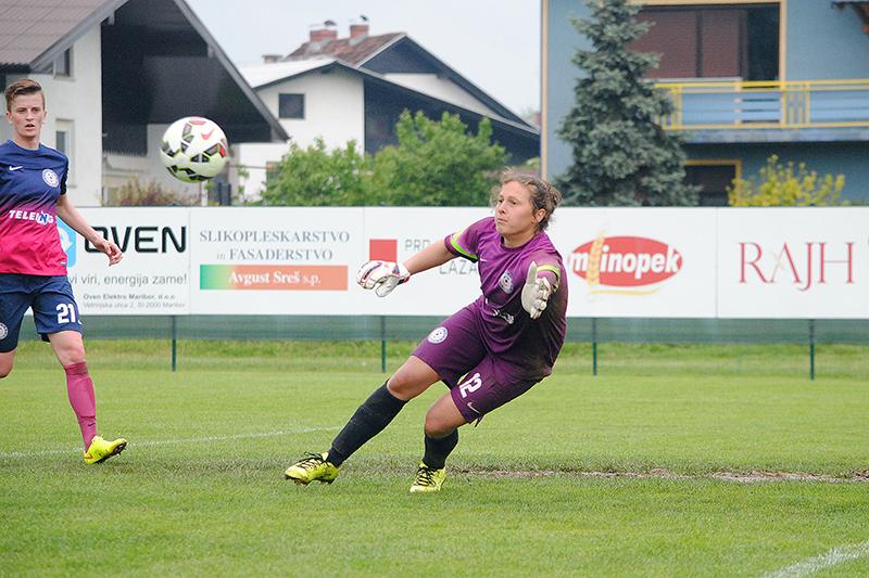 Makedonke se bodo Slovenkam zoperstavile brez vratarke Pomurja, Viktorije Doneve. (Foto: Rok Zore)