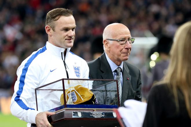 Rooney je stoti nastop v dresu Anglije pred dvema letoma vknjižil proti Sloveniji. (Foto: Jure Banfi)
