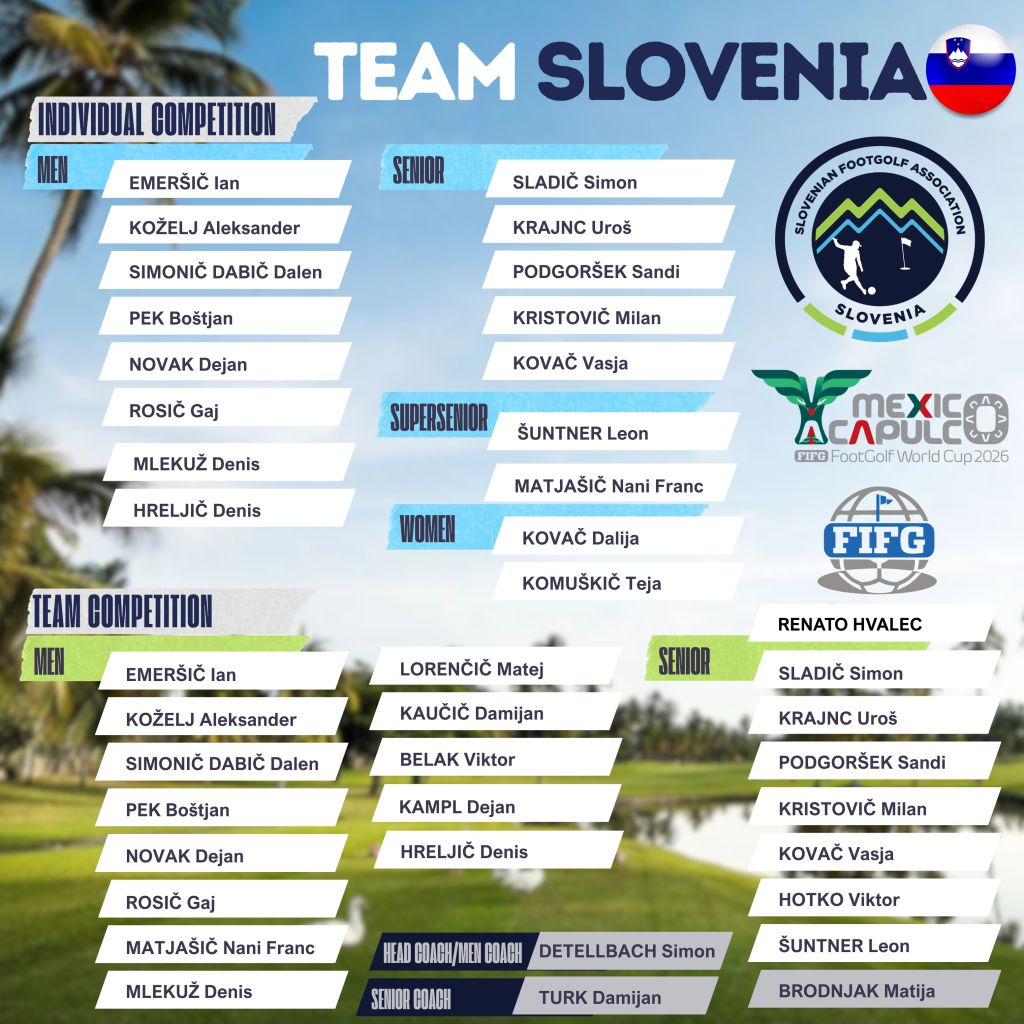 Acapulco 2026: Slovenska reprezentanca napada prvo medaljo